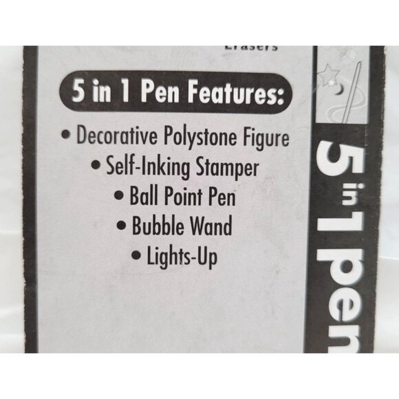 Vintage Geddes Christmas Wonderland Light-Up 5-In-1 Pen Blue Ink #15856 NOS - Picture 7 of 7